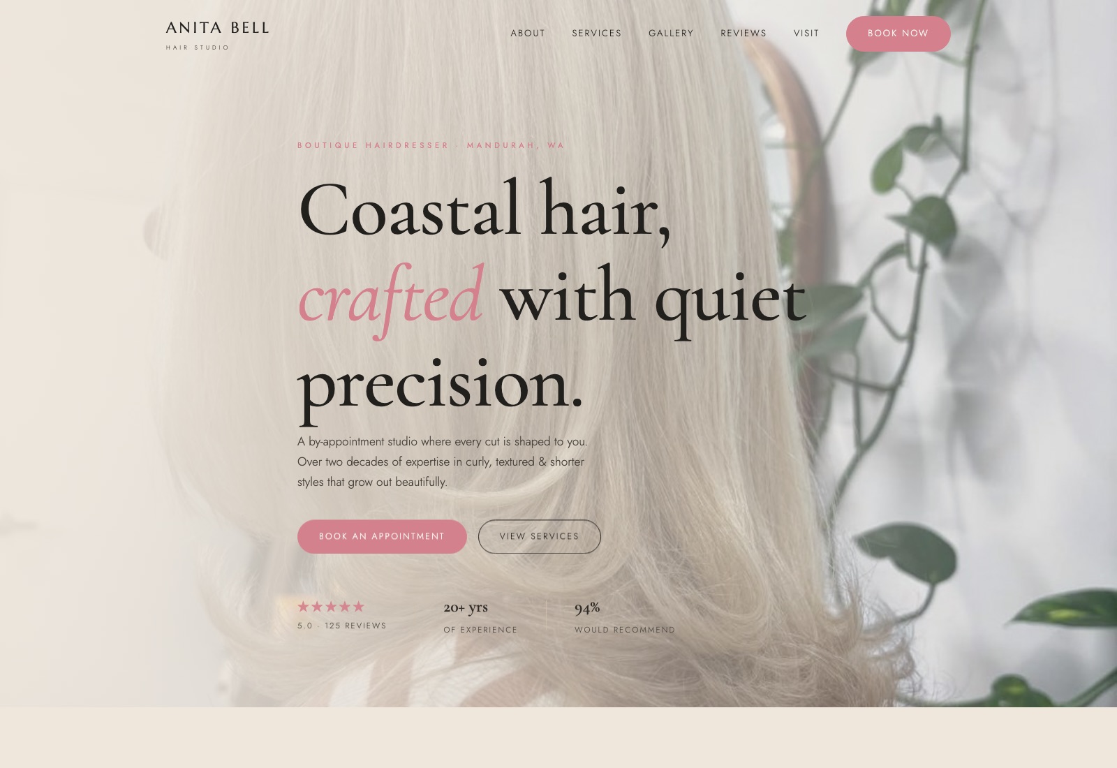 anita-bell website preview