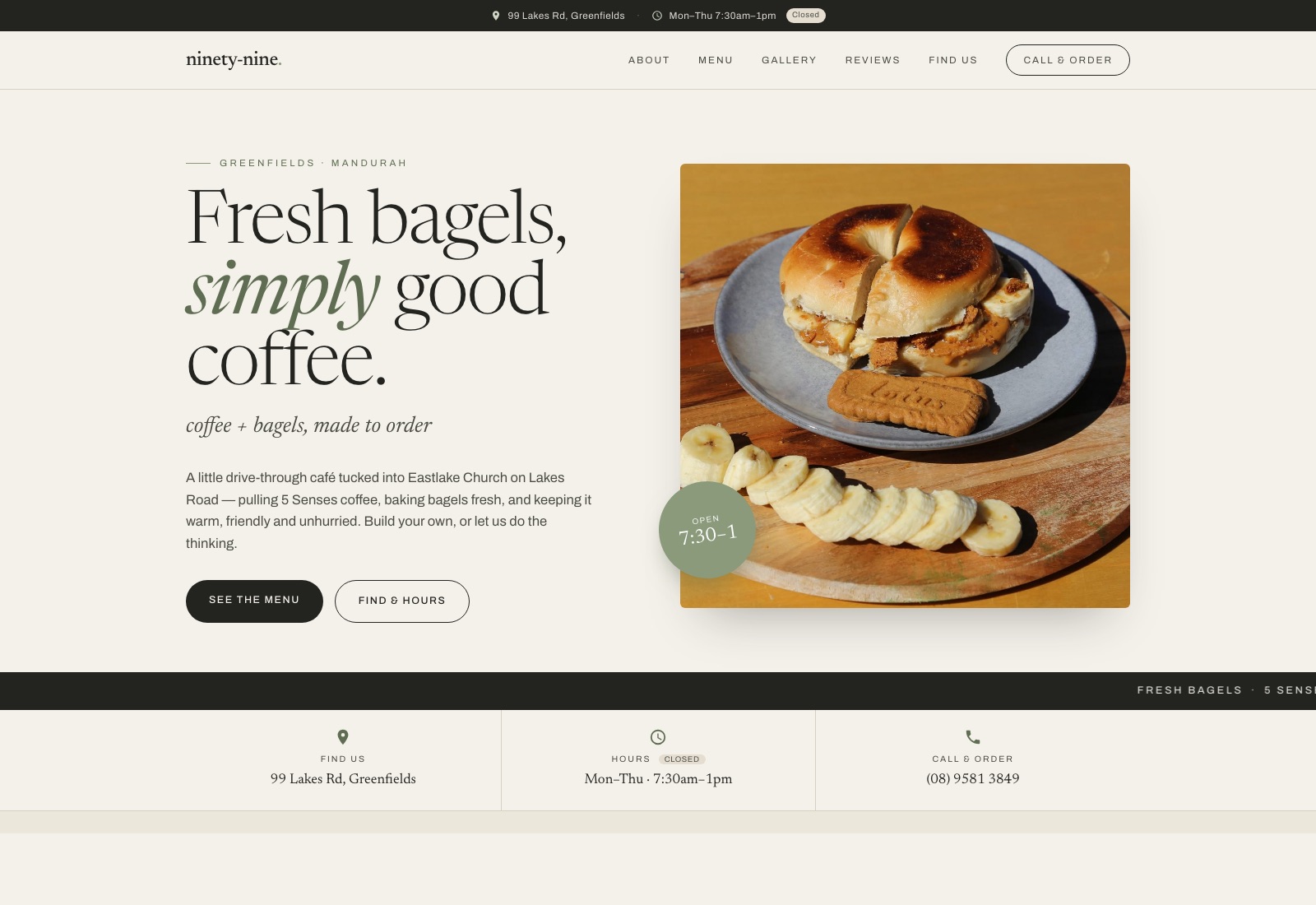 ninety-nine website preview