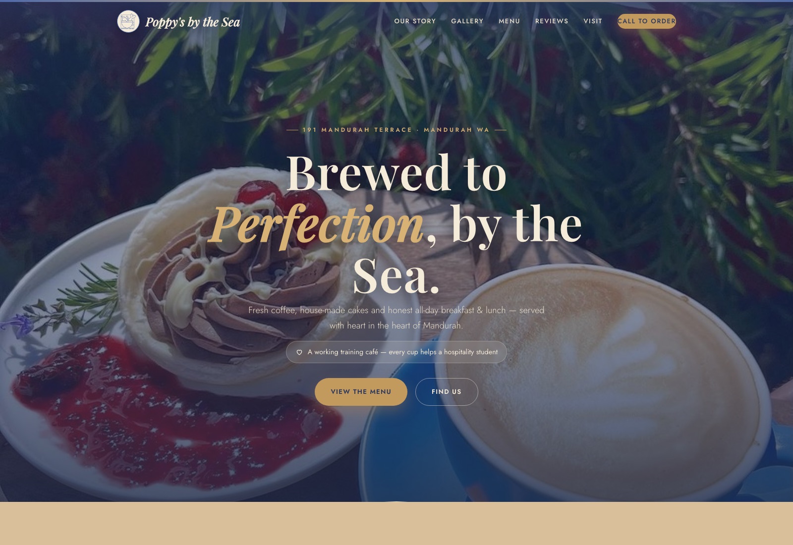 poppys website preview